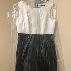 Gorgeous white and black Tahari dress